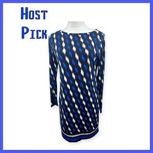 🔥 Host Pick 🔥 NWT Michael Kors Amalfi dress geometric print size medium petite